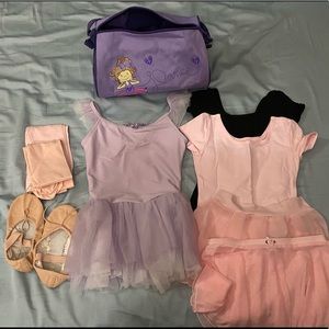 Little girls ballet set